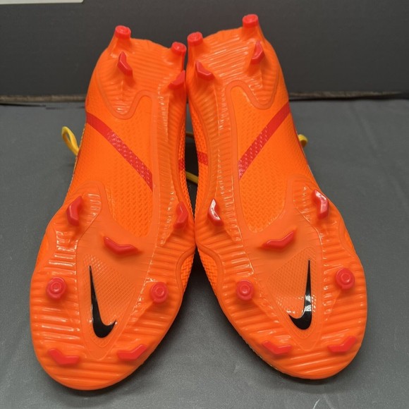 NIKE Phantom GT2 Pro DF FG ‘Laser Orange Bright Crimson’ DC0759-808 Men Sz 4 NEW - Picture 8 of 14